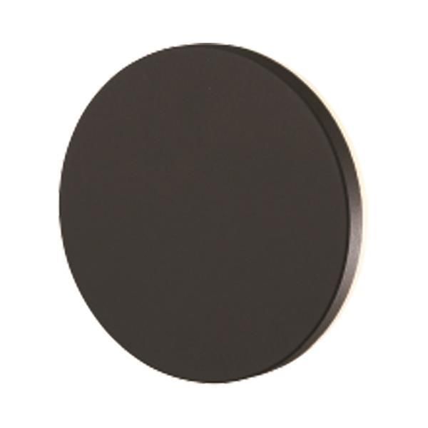 ARTE ILLUMINA ARTE ILLUMINA ΑΠΛΙΚΑ ΤΟΙΧΟΥ ΣΤΡΟΓΓΥΛΗ LED 10W Φ150X50 3000K IP54 ΜΑΥΡΗ PRO Eurolamp 145-20218