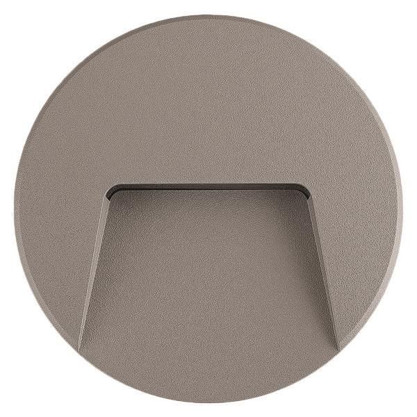 ΦΩΤΙΣΤΙΚΟ ΤΟΙΧΟΥ SLIM LED 3W IP65 230V 3000K Φ135mm ΓΚΡΙ PRO ARTE ILLUMINA Eurolamp 145-52015