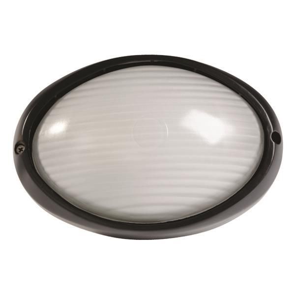 ΑΠΛΙΚΑ ΤΟΙΧΟΥ OBAΛ ΑΛΟΥΜΙΝΙΟΥ ΜΑΥΡH ARTE ILLUMINA Eurolamp 147-55061