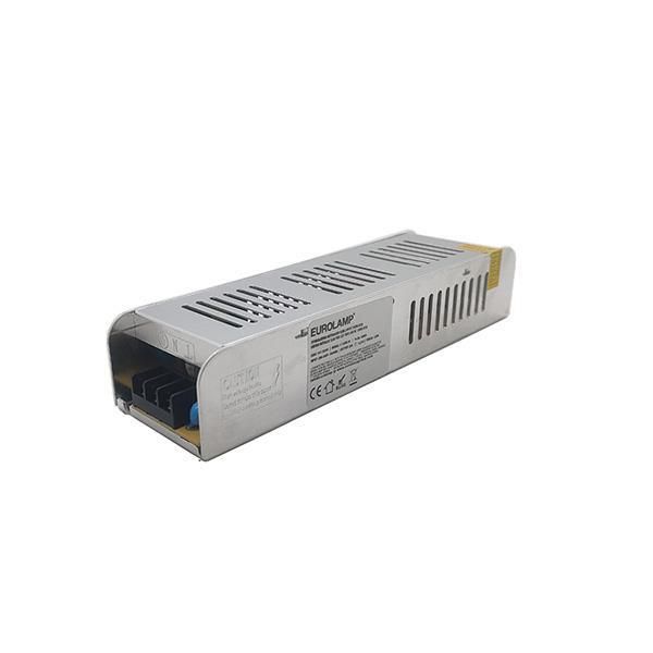 ΤΡΟΦΟΔΟΤΙΚΟ ΜΕΤΑΛΛΙΚΟ SLIM 12V DC 150W IP20 Eurolamp 145-71017