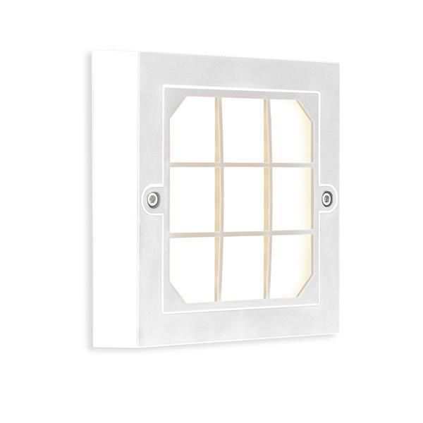 ΦΩΤΙΣΤΙΚΟ ΤΟΙΧΟΥ LED 6W 135X135X32 3CCT IP65 ΛΕΥΚΟ "SENARIO" ARTE ILLUMINA Eurolamp 145-52120