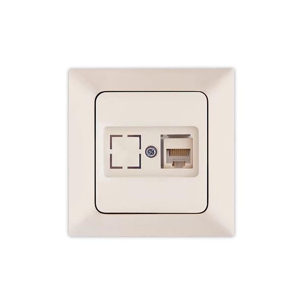 ΠΡΙΖΑ DATA CAT 6 RJ 45 MONH ΜΠΕΖ 152-16115