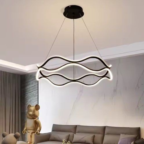 SE LED 60 ABER PENDANT BLACK 62W 3CCT 60x100cm IP20 220V 2 YEARS WARRANTY A3 HOMELIGHTING 77-50645