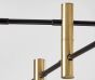 SE21-HA-4 HARUTO BLACK AND GOLD PENDANT OPAL 70x70x70 E27*4 MAX 60W IP20 2 YEARS WARRANTY HOMELIGHTING 77-50612