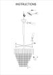 SE21-14-5 IMPERIAL CASCADE GOLD Φ40*31-120cm E14*5 2 YEARS WARRANTY HOMELIGHTING 77-51204