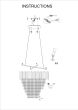 SE21-14-8 IMPERIAL GOLD 80*30*120cm E14*8 2 YEARS WARRANTY HOMELIGHTING 77-51206