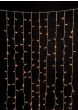 102 Led Συμμετρική Κουρτίνα Rubber Με Επέκταση Ip65 100 x 200(H)cm,Λευκό Καλώδιο/Θερμό Λαμπάκι (Kelvin: 2.500 - 3.000) Lianos 80252