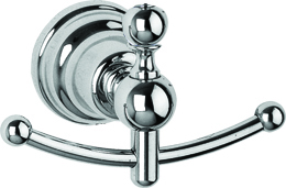 Άγκιστρο Διπλό Χρώμιο Bronze Art Imia 351A-10