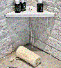Σπογγοθήκη Επίτοιχη Γωνιακή Μαύρη Ματ Sanco Shower Shelves 0346-M116  