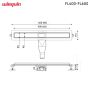Κανάλι Ντους Γραμμικό Σιφώνι Flat Linear 40cm Wirquin Inox 304 FL400