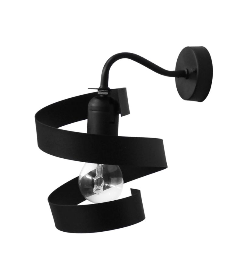 FLEXI-01AP BLACK ΑΠΛΙΚΑ ΜΕΤΑΛΛΙΚΗ Ε/27 Heronia 34-0312