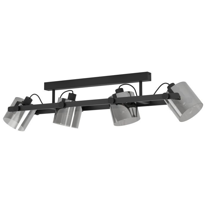 Φωτιστικό Οροφής Τετράφωτο 4xE27 L1110xH265mm Μέταλλο-Ξύλο-Γυαλί  Eglo Hornwood 2 43671