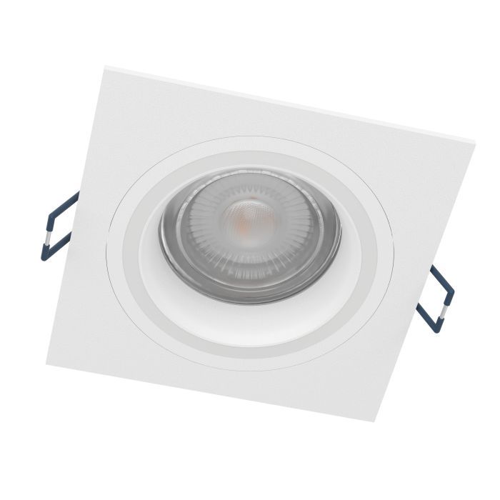 Σποτ Χωνευτό Λευκό Τετράγωνο 9,3x9,3cm LED 2700-6500K 345lm RGBW Τηλεχειριστήριο Eglo Carosso-Z 900765