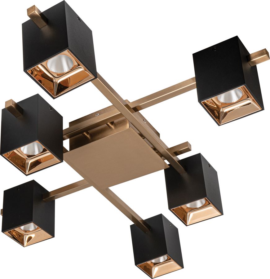 CCC 697-6 BΚ+ GD # ΟΡΟΦΗΣ LED ΡΑΒΔΟΙ  ΜΕ 6 ΣΠΟΤ ARlight 0064179