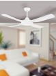 Ανεμιστήρας Οροφής Ø122x31,6,5cm  52W AC 220-240V,50Hz 4 Ταχύτητες Λευκό Eglo Bondi 48 35031