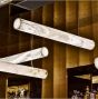 SE LED 120 GRAMMICO MARBLE PENDANT 10x120cm 24w 1200lm 3CCT WITH CONTROL 2YEARS WARRANTY HOMELIGHTING 77-50586
