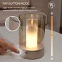 SE LED 13 YURI GOLD TABLE BATTERY LAMP LED RECHARGEABLE 8,5x13cm 3w 3000k CHARGING TIME : 4 hou HOMELIGHTING 77-50590