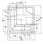 Sanitec SPA Riviera 4656-anthracite-white-matte