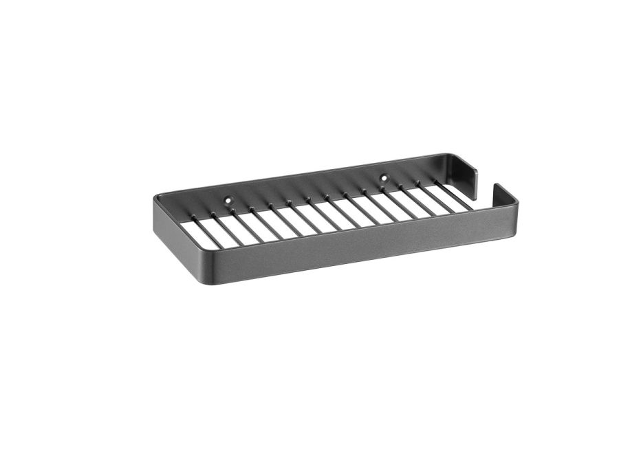 Σπογγοθήκη Επίτοιχη δύο στηρίξεις Antracite Grained Sanco Aegean 26943-M118 