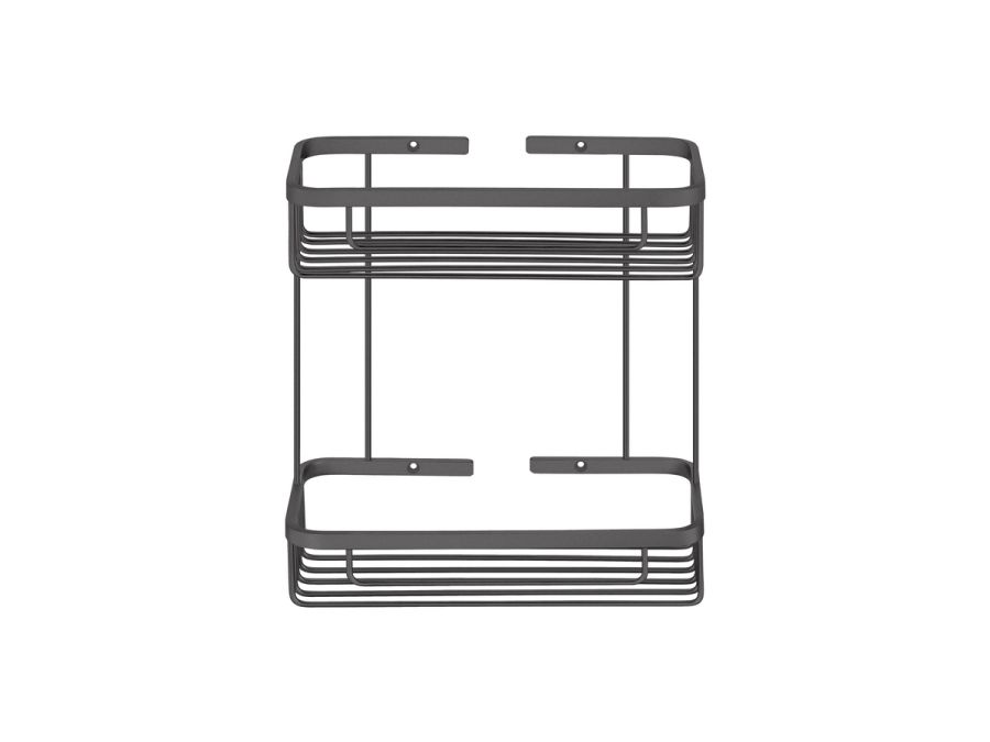 Sanco Shower Baskets Διπλή παραλ/μη Θήκη Σκούρο γραφίτη 00004-122