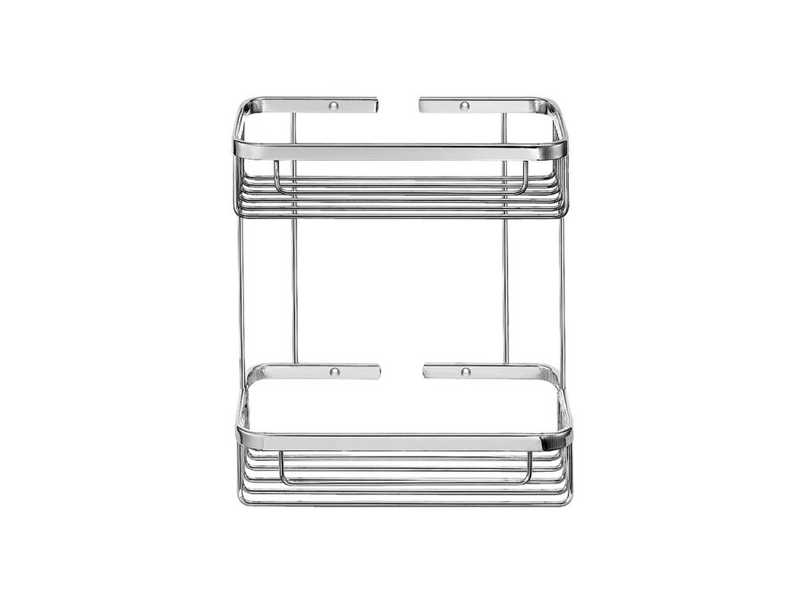 Sanco Shower Baskets Διπλή παραλ/μη Θήκη Χρώμιο 00004-Α03
