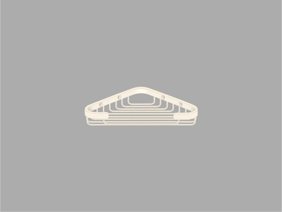 Sanco Shower Baskets Σπογγοθήκη Γωνιακή Μπεζ ματ 00007-Μ102