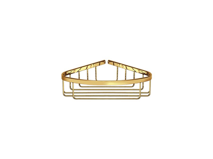 Sanco Shower Baskets Γωνιακή Θήκη PVD χρυσό ορείχαλκο γυαλιστερό 00008-PVD-02PL