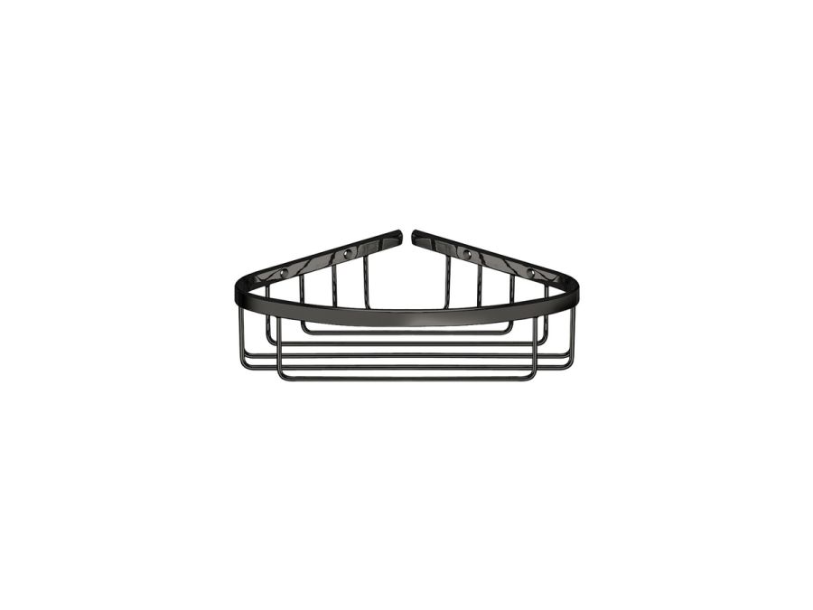Sanco Shower Baskets Γωνιακή Θήκη PVD gun metal γυαλιστερό 00008-PVD-05PL