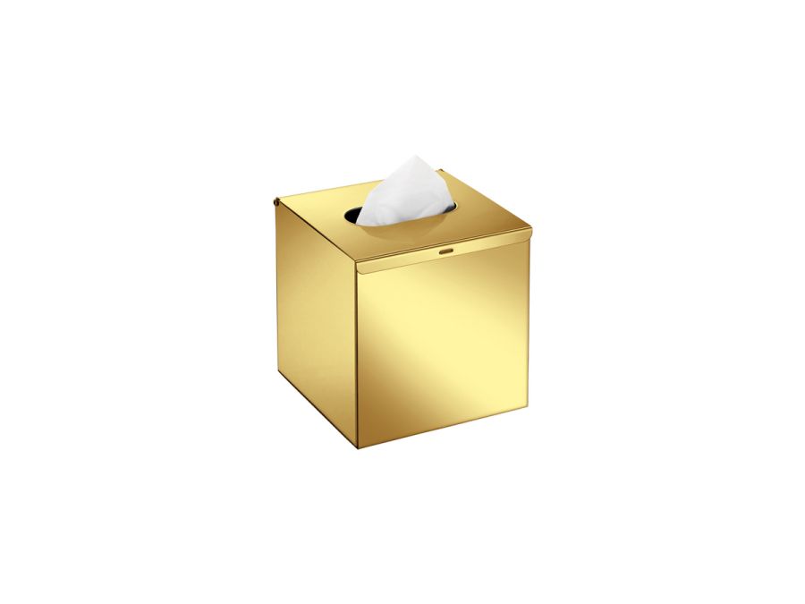 Sanco Tissue Dispensers Tissue Box Free standing | Wall mounted (AISI 304) PVD χρυσό ορείχαλκο γυαλιστερό 00106-PVD-02PL