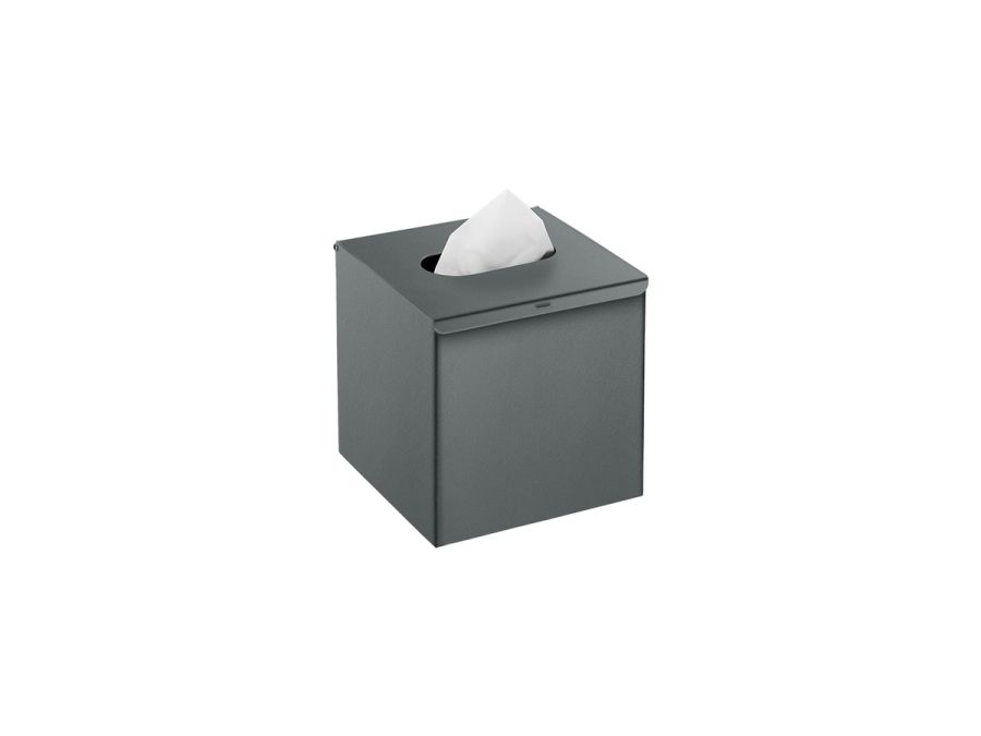 Sanco Tissue Dispensers Tissue Box Free standing | Wall mounted (AISI 304) Ανθρακί ανάγλυφο 00106-Μ118