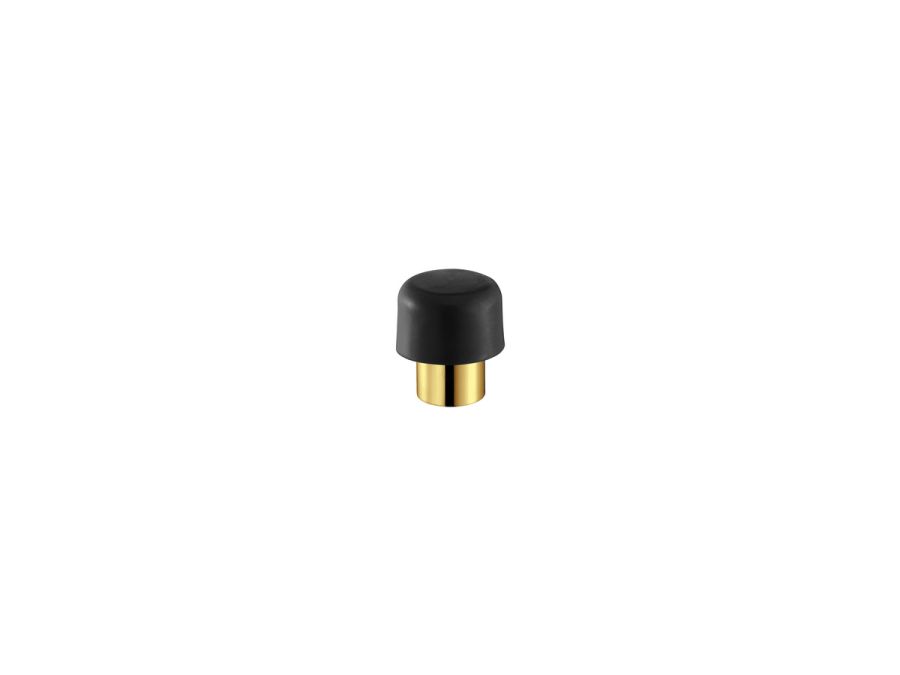 Sanco Bath Robe Hook & Door Stop Επιδαπέδιο Στοπ πόρτας PVD χρυσό ορείχαλκο γυαλιστερό 00252-PVD-02PL