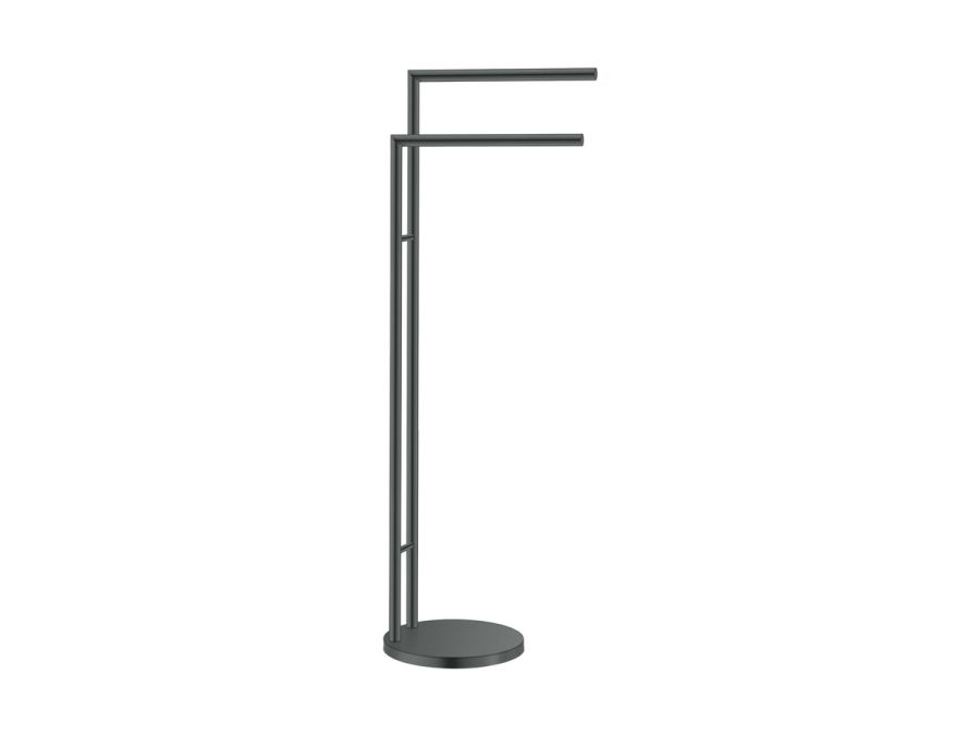 Sanco Towel Stands Καλόγερος Ανθρακί ανάγλυφο 00519-Μ118