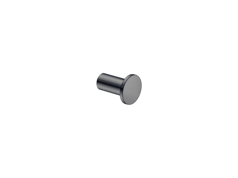 Sanco Bath Robe Hook & Door Stop Μονό Άγγιστρο PVD gun metal βουρτσιστό 00671-PVD-05BR