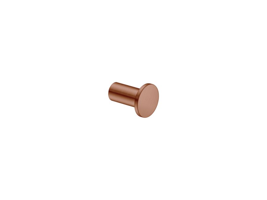 Sanco Bath Robe Hook & Door Stop Μονό Άγγιστρο PVD κόκκινος χαλκός βουρτσιστός 00671-PVD-10BR
