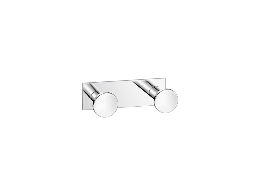 Sanco Bath Robe Hook & Door Stop Διπλό Άγκιστρο Χρώμιο 00682-Α03