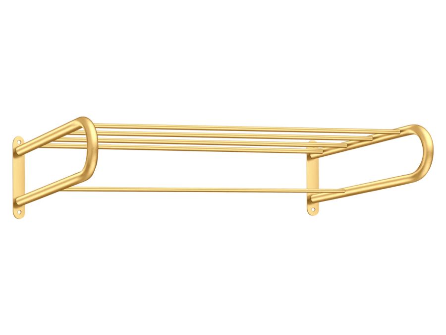 Sanco Towel racks Ραφιέρα Πετσετών PVD χρυσό ορείχαλκο βουρτσιστό 00903-PVD-02BR