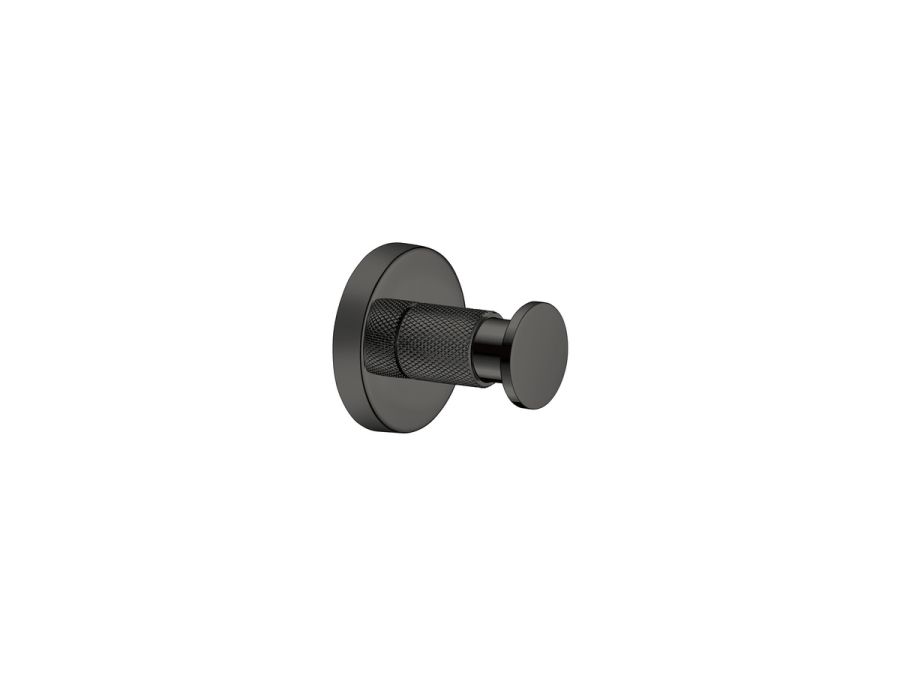 Sanco Dorian Μονό Άγκιστρο PVD gun metal γυαλιστερό 190650-PVD-05PL