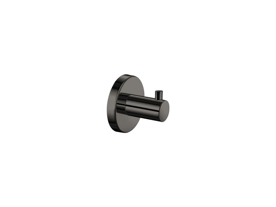 Sanco Ergon Άγκιστρο μονό PVD gun metal γυαλιστερό 25928-PVD-05PL