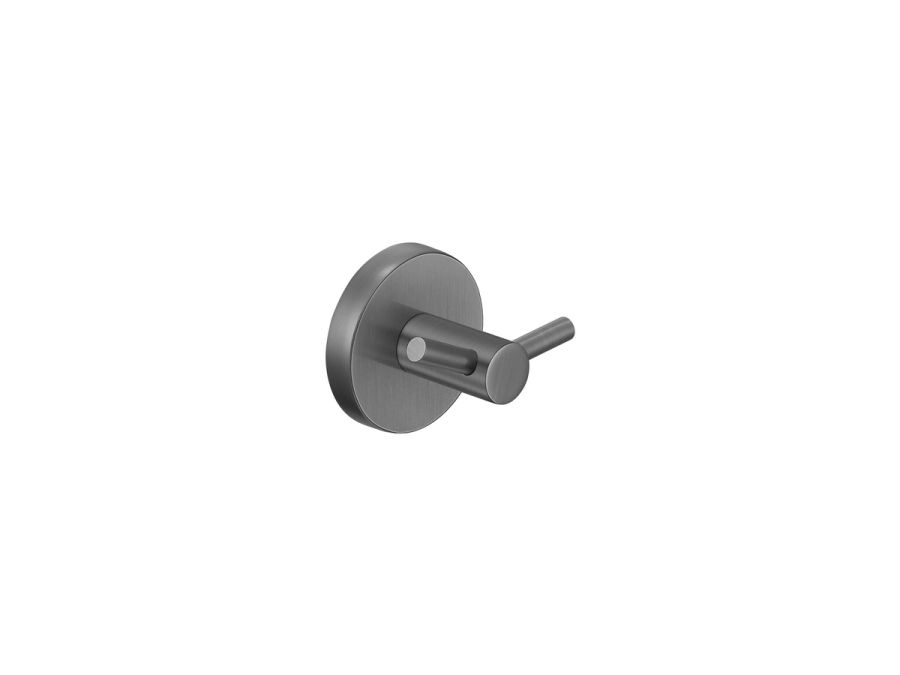 Sanco Ergon Αγκιστρο διπλό PVD gun metal βουρτσιστό 25948-PVD-05BR
