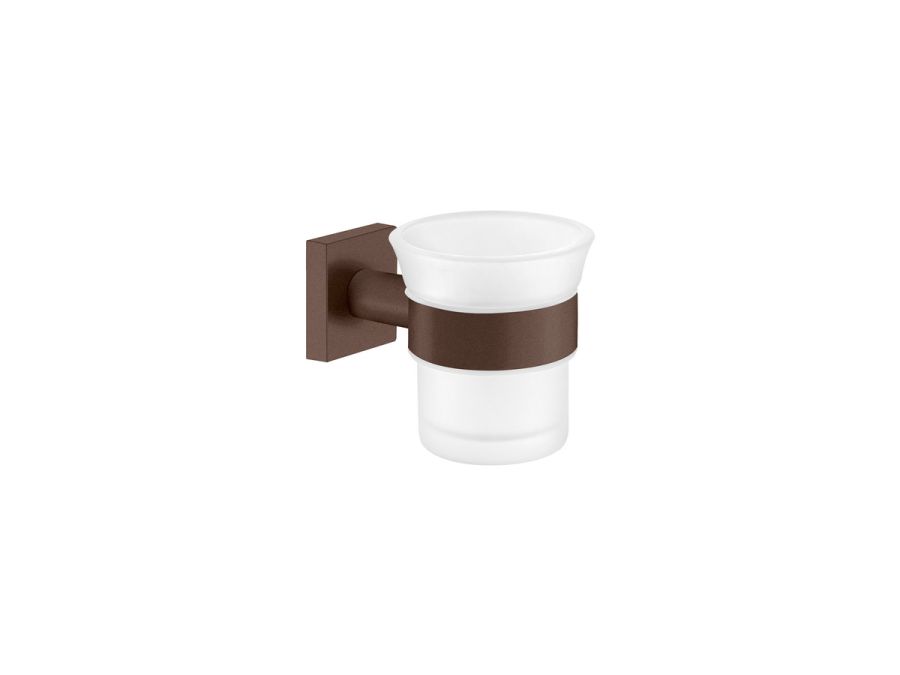 Sanco Iconic Glass Holder Wenge ανάγλυφο 26701-Α75