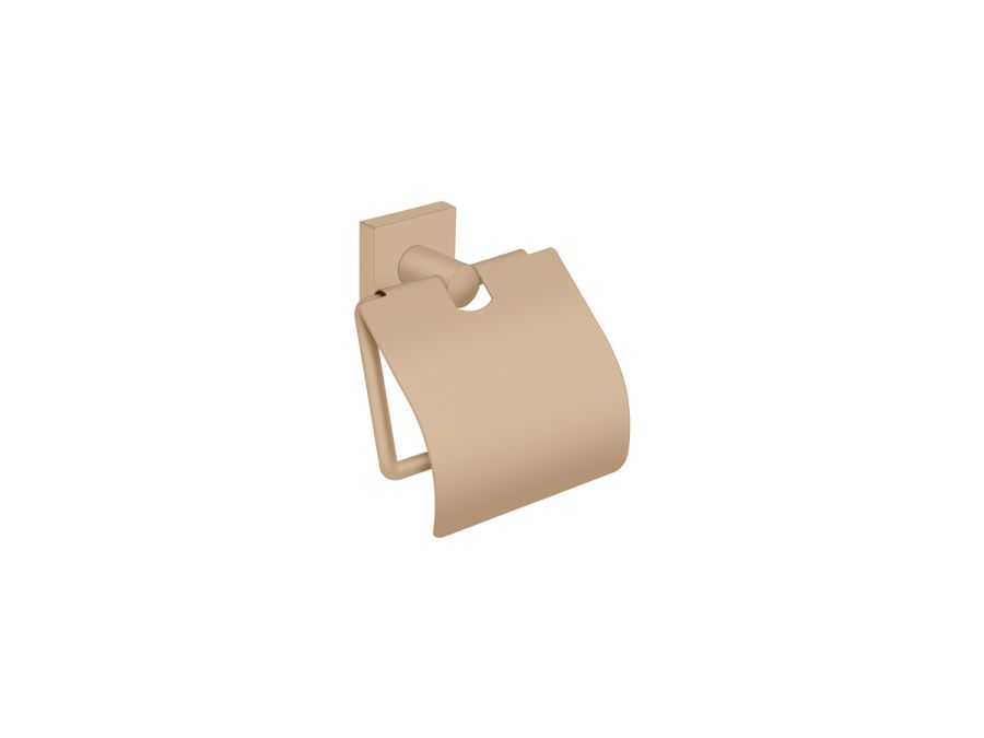 Sanco Iconic Toilet Roll Holder with cover Μόκα ματ 26717-M103