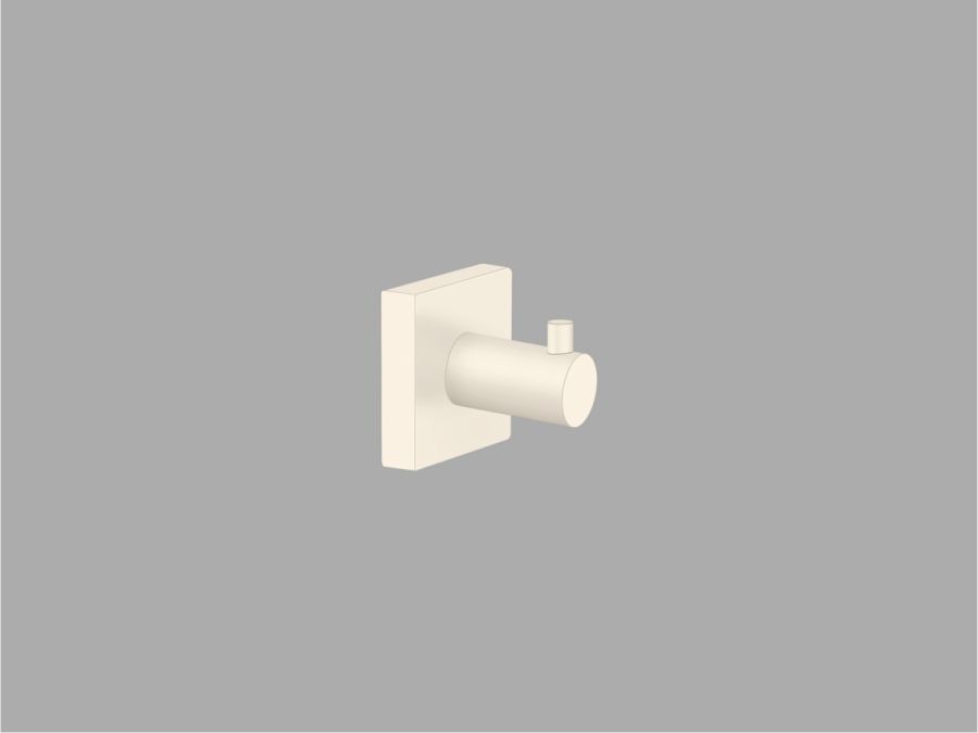 Sanco Iconic Single Bath Robe Hook Μπεζ ματ 26728-Μ102