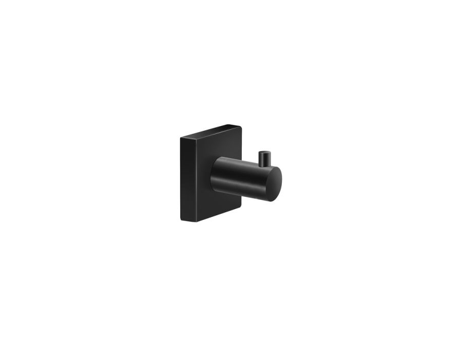Sanco Iconic Single Bath Robe Hook Μαύρο ματ 26728-Μ116
