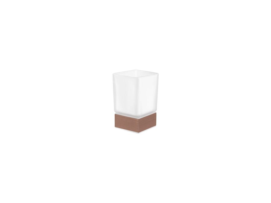 Sanco Bathroom Set Επικαθήμενη Ποτηροθήκη Χάλκινο ματ 90155-Μ26