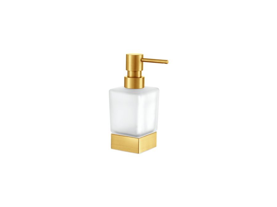 Sanco Bathroom Set Επικαθήμενο Ντισπένσερ PVD χρυσό ορείχαλκο βουρτσιστό 90355-PVD-02BR