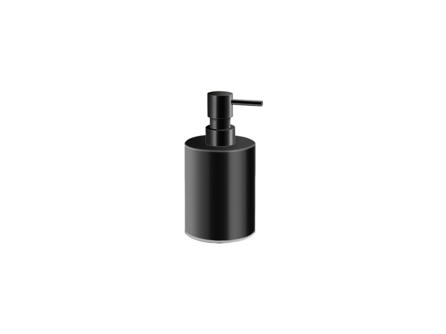 Sanco Bathroom Set Επικαθήμενο Ντισπένσερ Μαύρο ματ 90356-Μ116