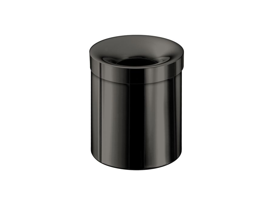 Sanco Open Bins Χαρτοδοχείο δωματίου 5lt PVD gun metal γυαλιστερό 90650-PVD-05PL
