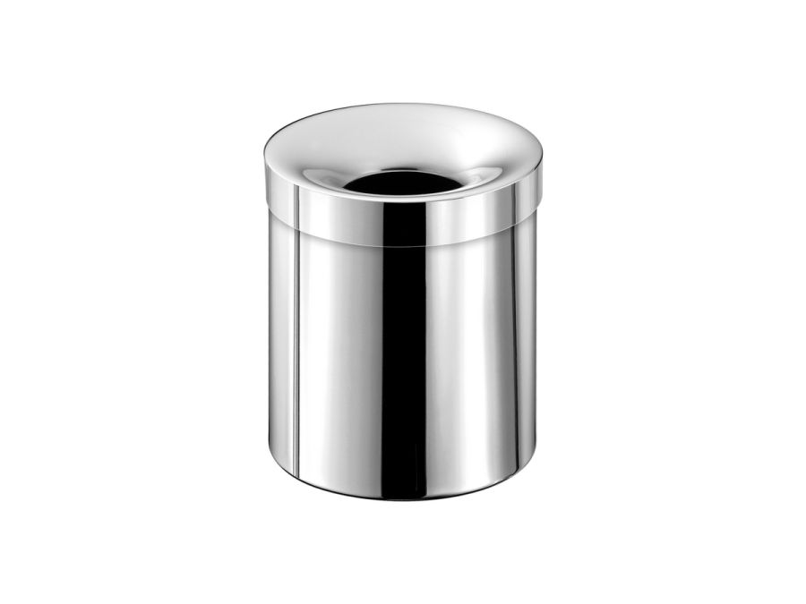 Sanco Open Bins Χαρτοδοχείο δωματίου 5lt Χρώμιο 90650-Α03