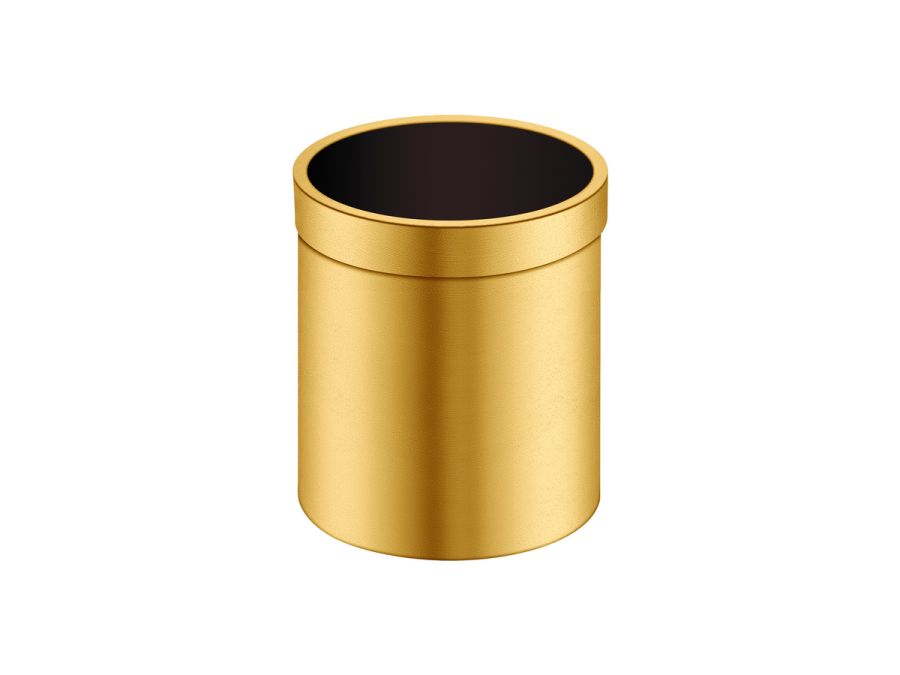 Sanco Open Bins Χαρτοδοχείο 5lt PVD χρυσό ορείχαλκο βουρτσιστό 90660-PVD-02BR