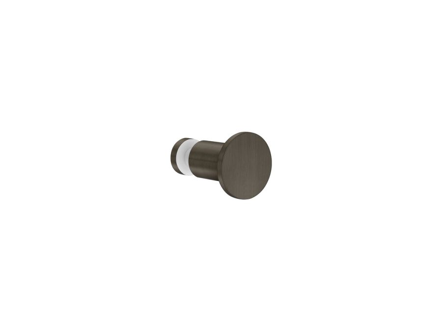 Sanco Glass Door Accessories Πόμολο / Άγκιστρο Σκούρο μπρονζέ ματ GL0670-DM25
